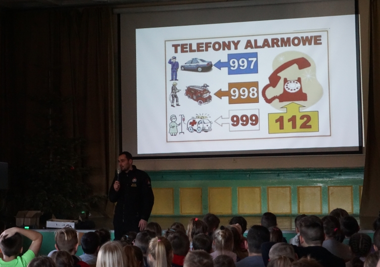 spotkanie ze strażakiem